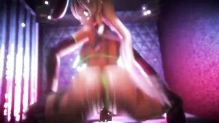 MMD R 19 year old SEX DANCEBUNNY EROTIC HOT BODY LONG BUTTS テイスティ