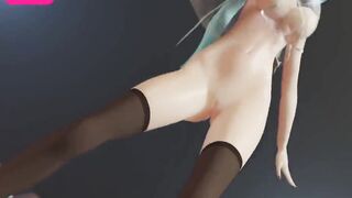 MMD R 18 Year Old SEX DANCE HAKU MIX BOOTY NAILED GODDESS YUMMY BUTT