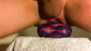 Amateur Anal Sex Toy Fun With Flint The Bad Dragon