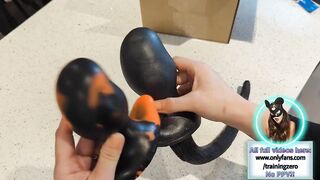 New Buttplug Order Unboxing Big Sex Vibrators Miss Raven Training Zero