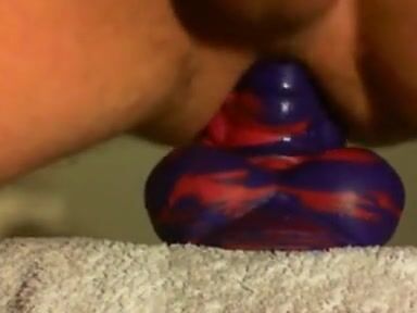 Amateur Anal Sex Toy Fun With Flint The Bad Dragon 2