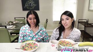 Mischievous oriental Barely Legal Stepdaughters - Mina Moon - Emerald -