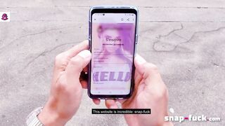 After the fuck, Flora's face gets cum-glazed! Snap-fucked.com