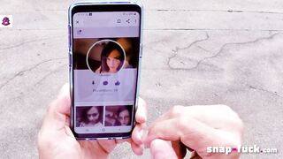After the fuck, Flora's face gets cum-glazed! Snap-fucked.com