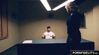 PORNFIDELITY Bridgette B Interrogates A Suspect's Penis