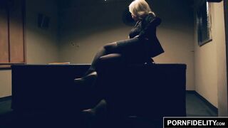 PORNFIDELITY Bridgette B Interrogates A Suspect's Penis