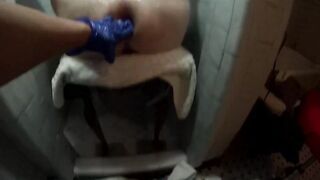 SUBMISSIVE HUSBAND-Anal Fisting from Nasty Wife