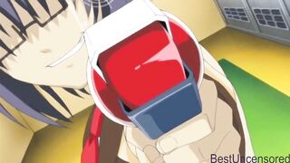 Cute Japanese teenie was Imposed with a Blaster to Suck Cock &