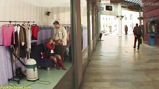 public anal at the shopping mall