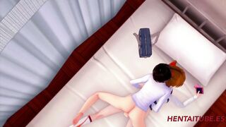 Evangelion Hentai - Shinji Fucks Asuka into Nursing