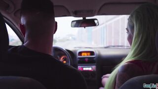 Huge Boobed milf Tourist looking for the best Amsterdam Coffeeshop Bulldog