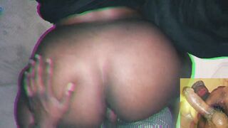 Ebony Fat Ass Pressures BBC to Fuck and Cum