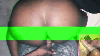 Ebony Fat Ass Pressures BBC to Fuck and Cum