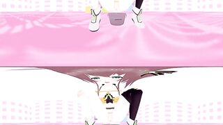[VR 360 4K] Matsuri Natsuiro Vtuber Matsuri's Peeing
