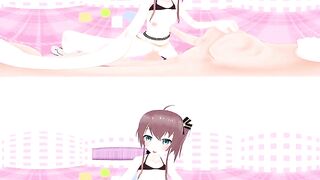 [VR 360 4K] Matsuri Natsuiro Vtuber Matsuri's Peeing