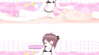 [VR 360 4K] Matsuri Natsuiro Vtuber Matsuri's Peeing