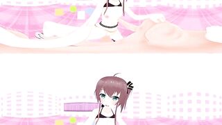 [VR 360 4K] Matsuri Natsuiro Vtuber Matsuri's Peeing