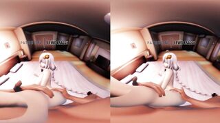 Vocaloid - Kizuna Akari Banged Sideways [UNCENSORED VR ANIMATED 4K]