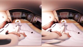 Vocaloid - Kizuna Akari Banged Sideways [UNCENSORED VR ANIMATED 4K]
