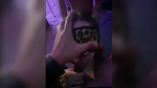 College 19 Year Mature Girlfriends first Spitroast, Blindfolded with Stranger (part 2)