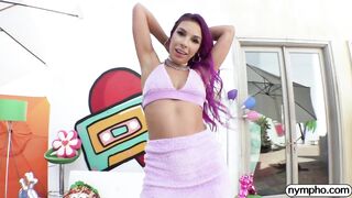 NYMPHO Carmen Caliente's Huge Cock Craving