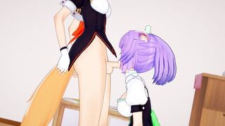 Nekopara: Futa Sex Party - Coconut, Maple, Azuki, Cinnamon