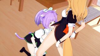 Nekopara: Futa Sex Party - Coconut, Maple, Azuki, Cinnamon