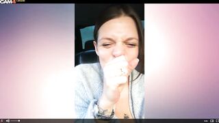 enceinte coquine vicieuse parking sauvage