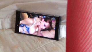 MY WIFE GETS EXCITED WATCHING PORN ON HER CELL PHONE