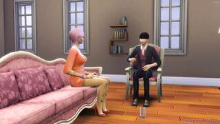 Tattoo oriental Milf And StepSon Fucking On The Chair For The First