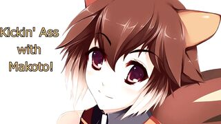 Kickin' Ass with Makoto! -hentai JOI (COM.) (BlazBlue JOI, Vanilla, Light Breathplay,