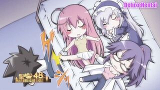 Animated Uncensored Guy has Group Sex with his Step-sisters