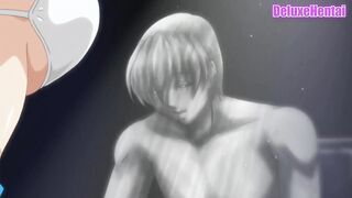 Animated Uncensored Guy has Group Sex with his Step-sisters
