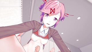 Alt. Doki Doki Futa Club: Futa Natsuki Sladké Kurva s Futa Yuri