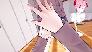 Alt. Doki Doki Futa Club: Futa Natsuki Sladké Kurva s Futa Yuri