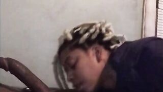 Caramel Kush give daddy that incredible sexy bj treatment