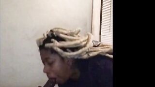 Caramel Kush give daddy that incredible sexy bj treatment