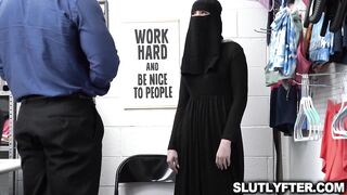 goddess shoplifter have no choice but to obey the security guard