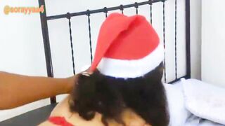#2 Merry Christmas ! Titjob, fucking and head at Christmas . Recorded