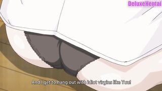 Uncensored Anime MILF Plays with her Son's Friends