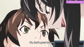 Uncensored Anime MILF Plays with her Son's Friends
