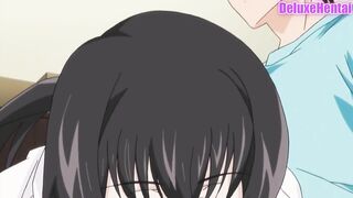 Uncensored Anime MILF Plays with her Son's Friends