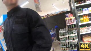 LAW4k. cunt with mouth was stopped by policemen who took her to