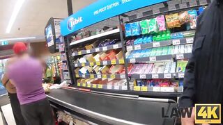 LAW4k. cunt with mouth was stopped by policemen who took her to
