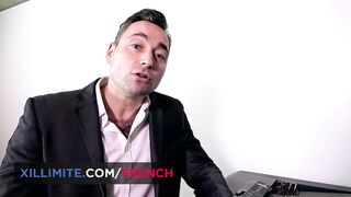 Sex with the French dark hair interior decorator