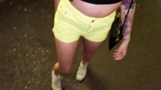 Turned On chav eighteen sucks cock and takes HUGE facial inside
