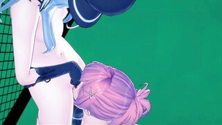 Juna Crawford and Altina Orion Eat Pussy on the School Roof, then