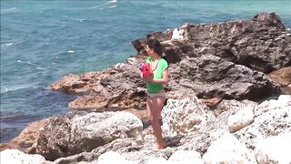 Bustylicious Anya Zenkova is havig fun showing her huge melons