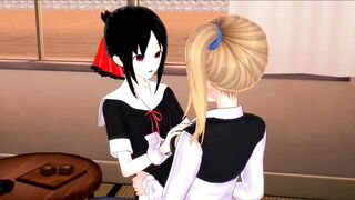 Love is War Lesbo Animated - Ai Hayasaka Eats Twat, Fucks Kaguya