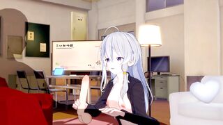 [majo no Tabitabi] Elaina(3d Cartoon)